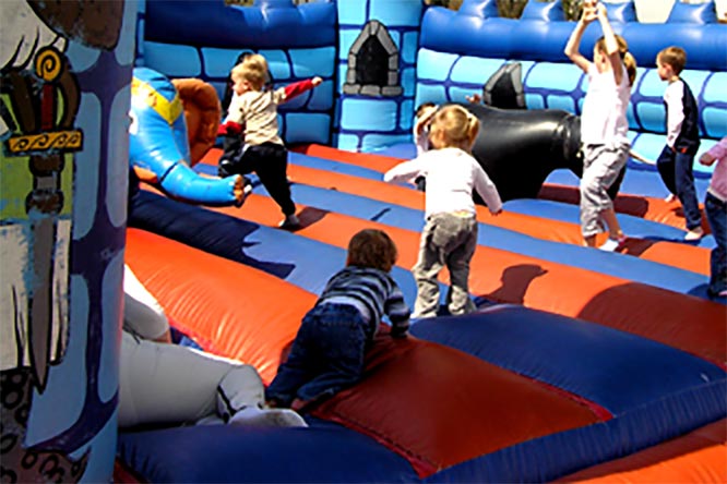 bouncy castle business